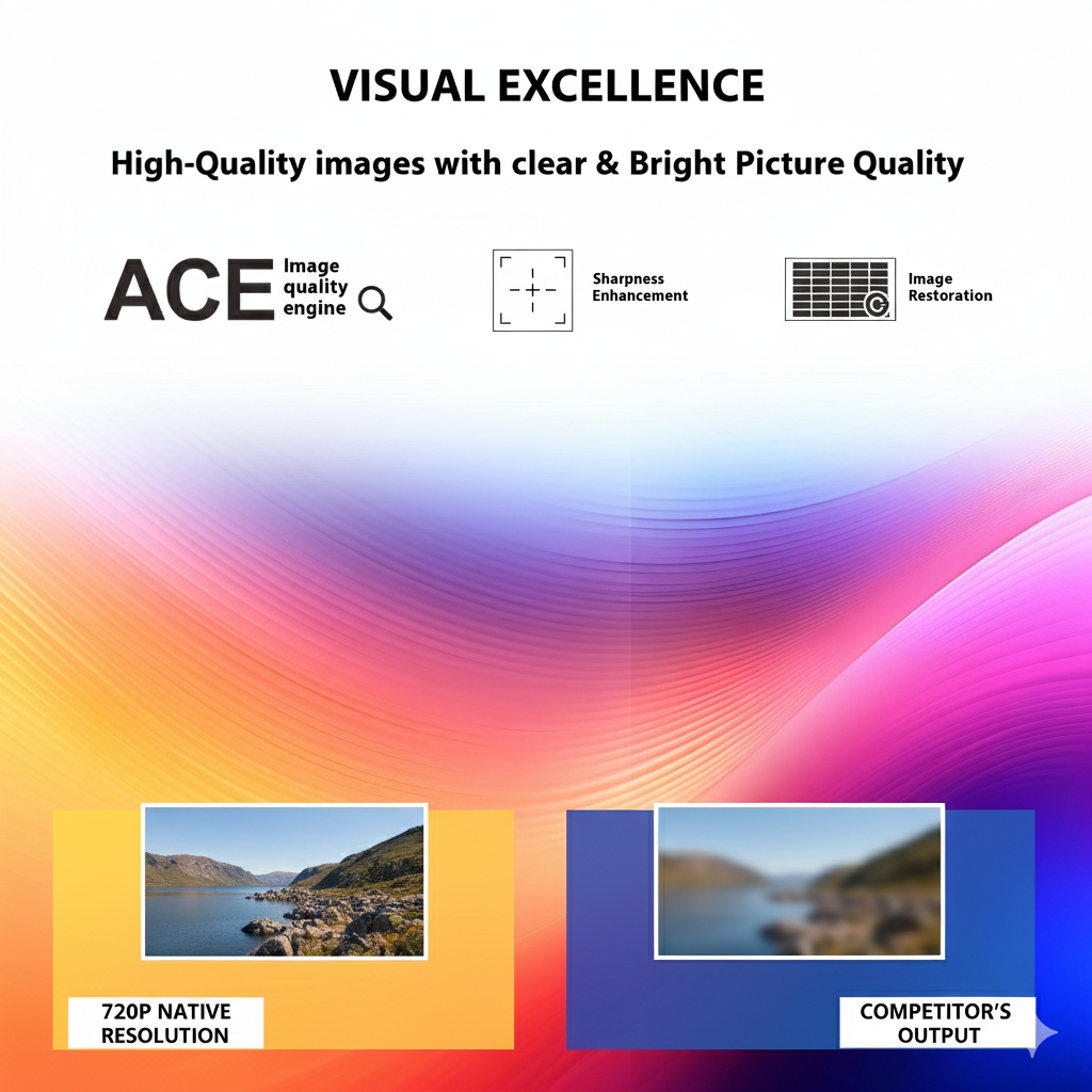 Lumiview X9 – Smart Home Cinema Projector
