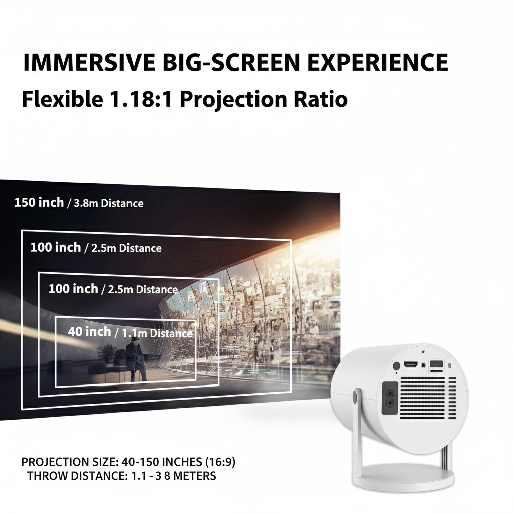 Lumiview X9 – Smart Home Cinema Projector