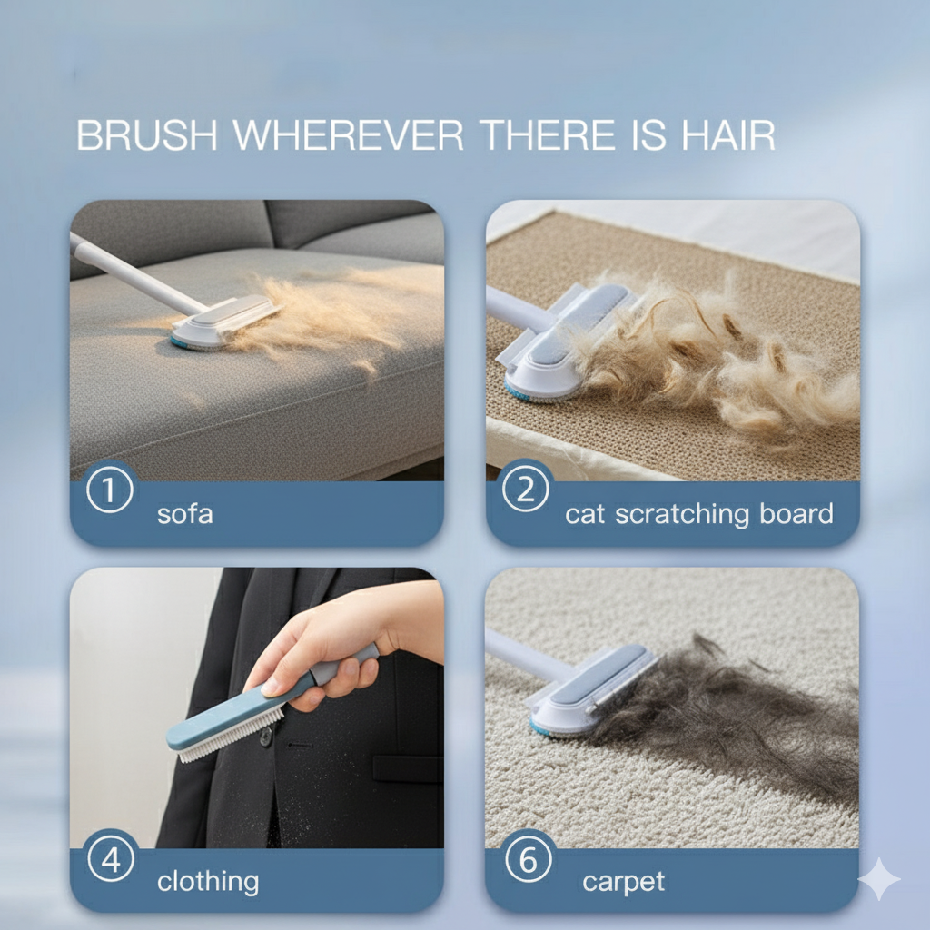 FurEase Pro – Premium Pet Hair Remover Brush